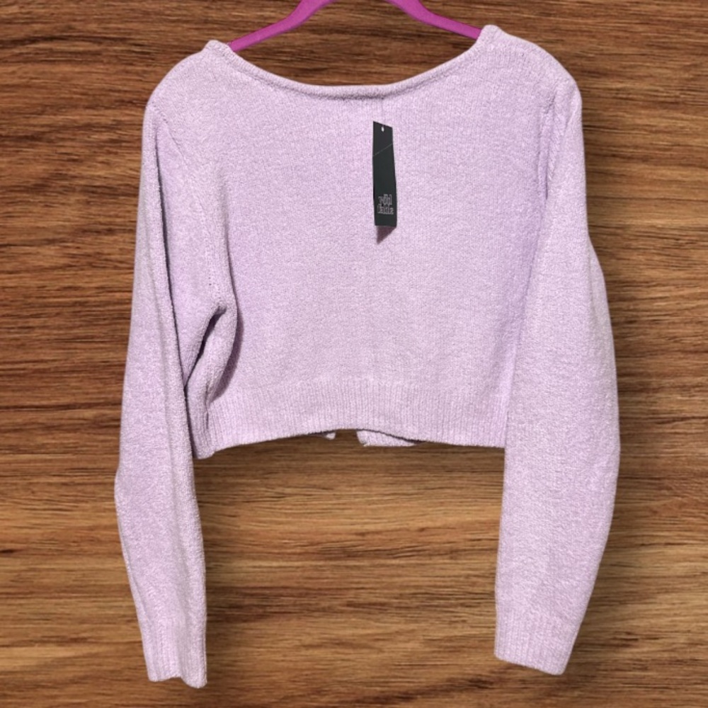 Wild Fable Soft Lilac Sweater - Picture 5 of 6